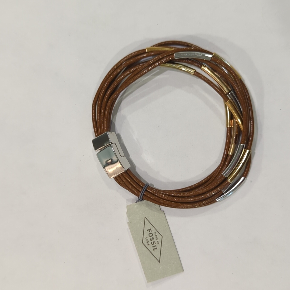 Fossil Leather Bracelet